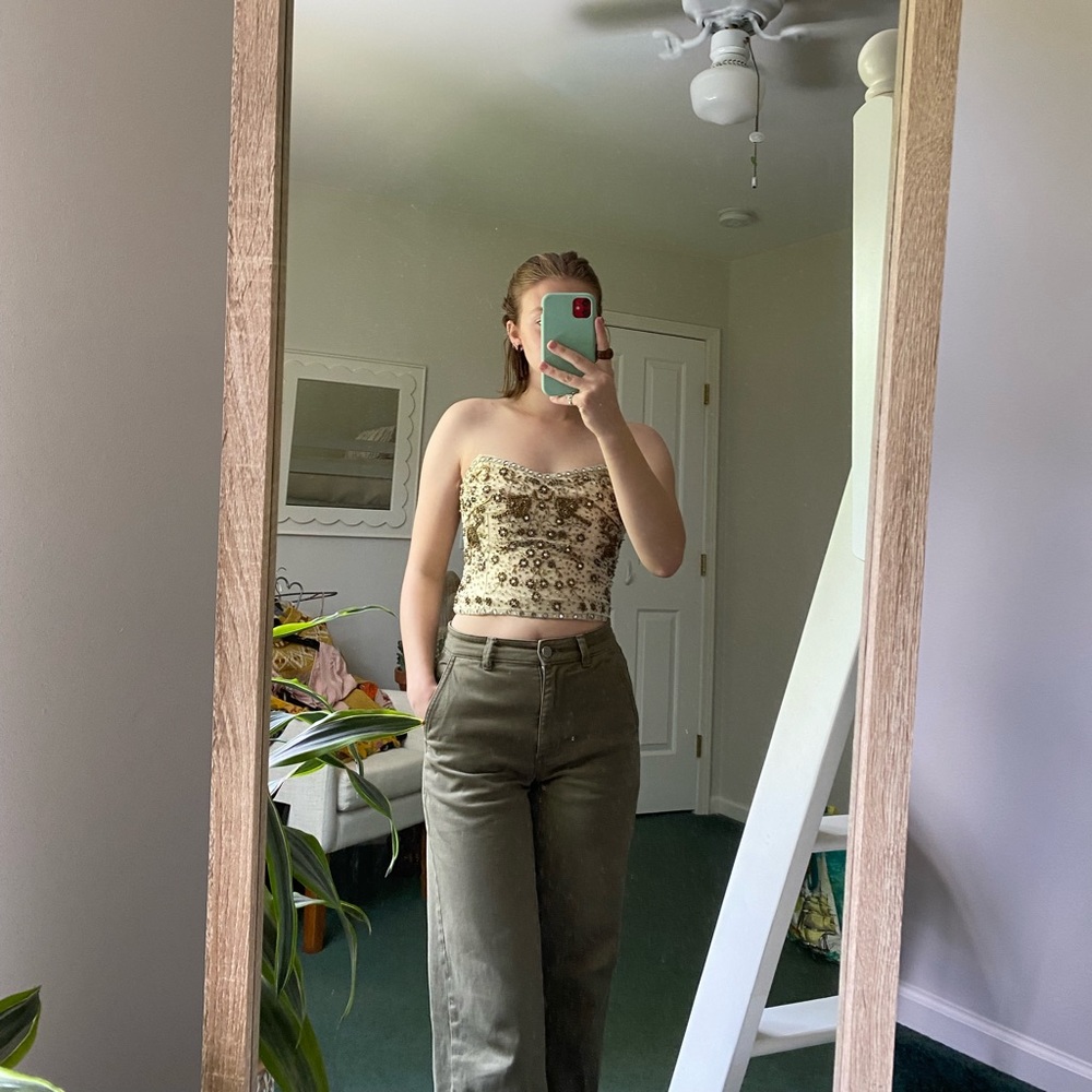 Embellished Tube Top